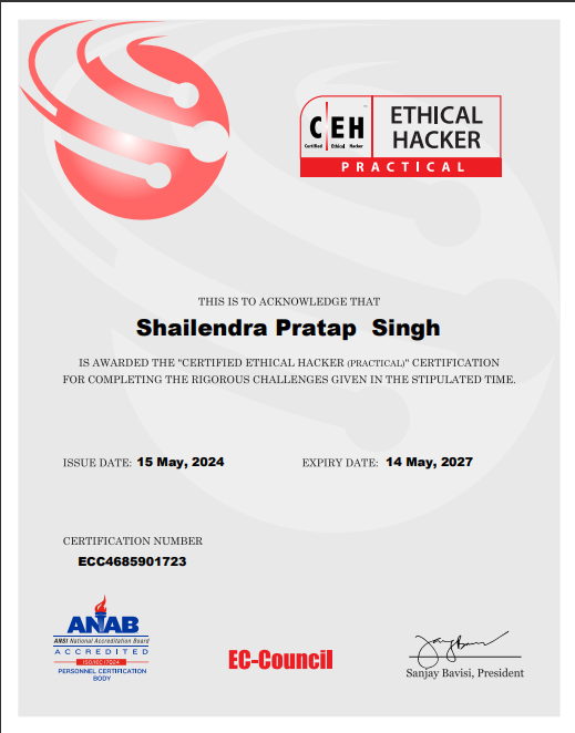 CEH Certificate