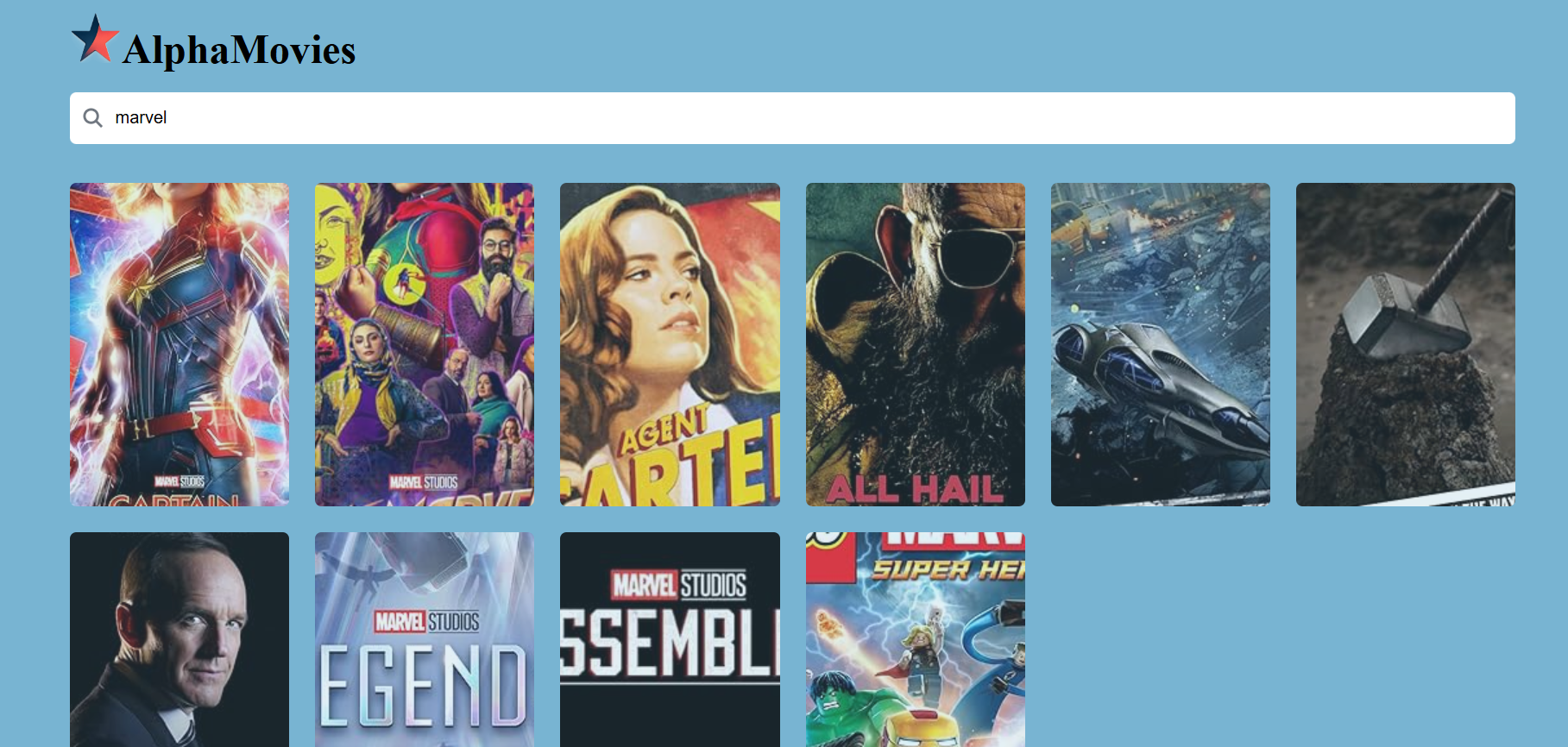 AlphaMovies - React Movie Explorer